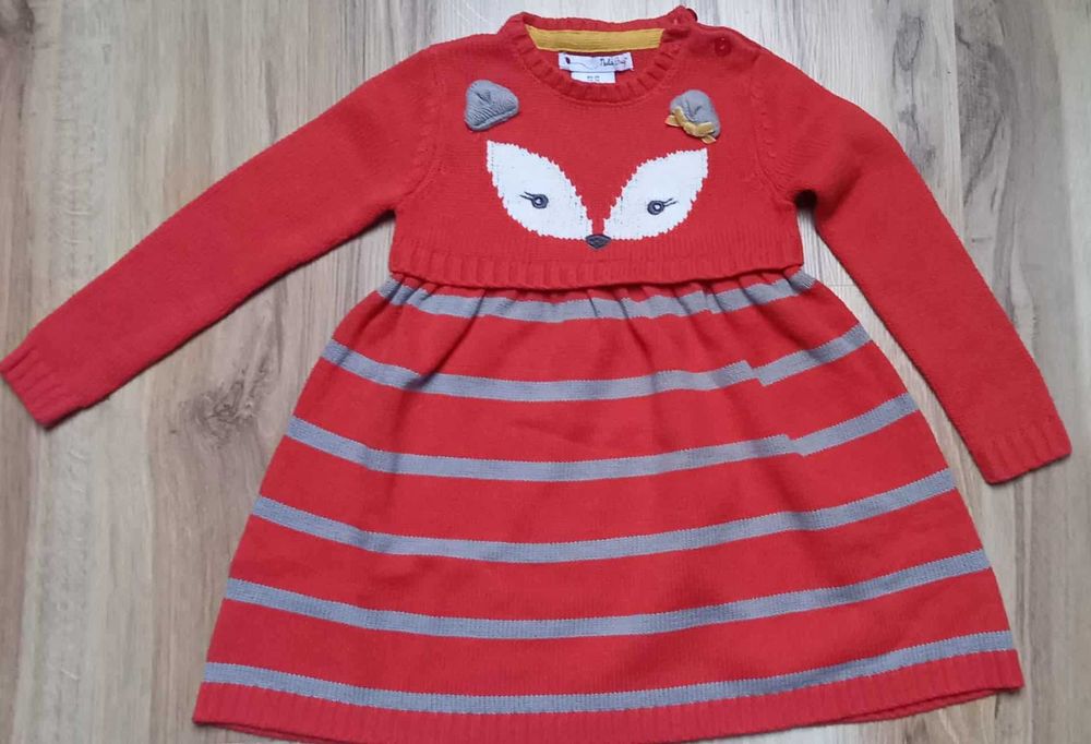 Sukienka dziewczęca z rajstopami r. 92