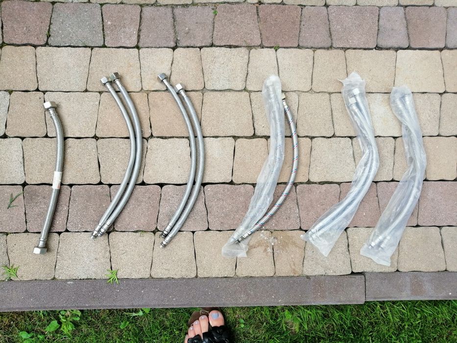 Nowe Wężyki do baterii, wężyki do WC