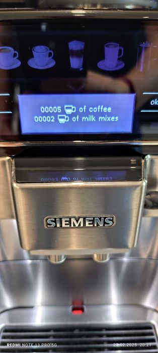 Ekspres do kawy Siemens EQ6 PLUS extraclasse, najwyższy model z eq6