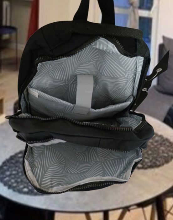Pojemny plecak miejski damski CLOTH BAG czarny z kreszu,22-23L
