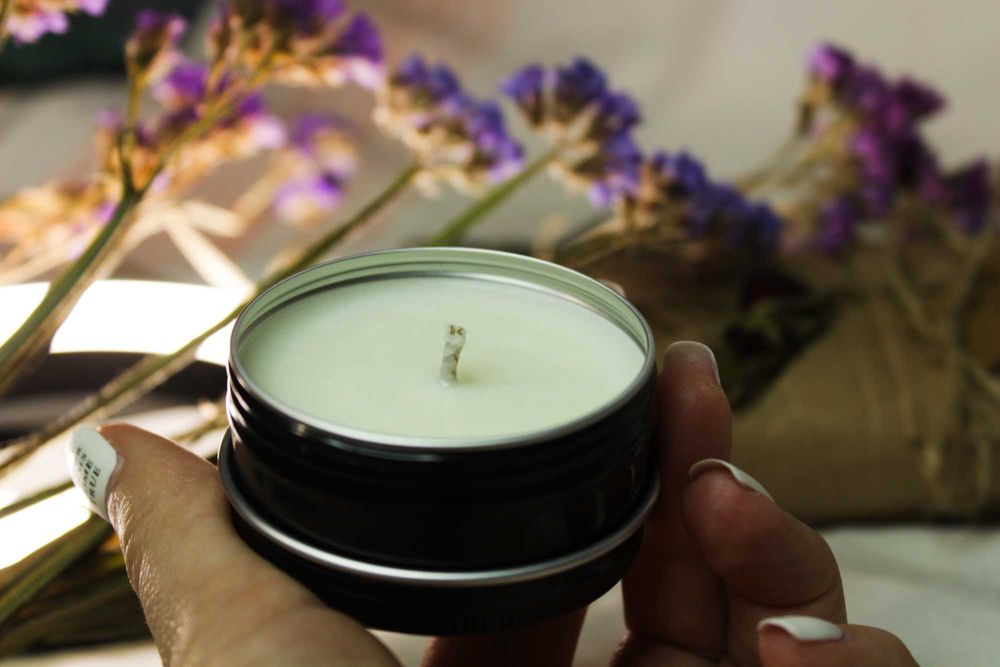 Ароматична свічка “Перезавантаження” арома свічка подарункова