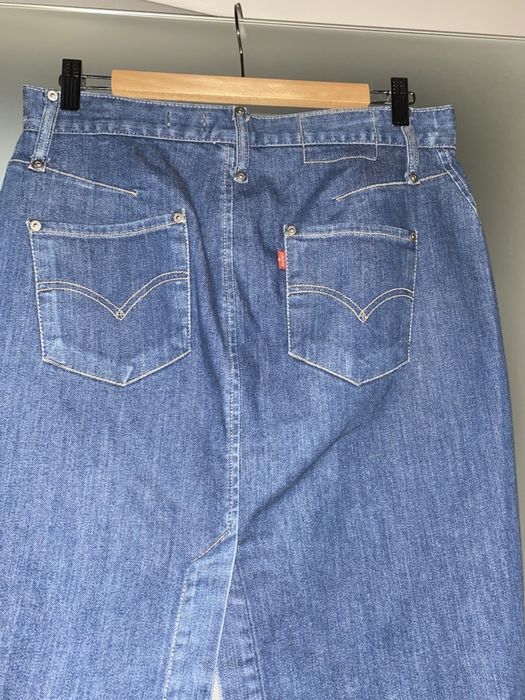 Levi’s orginals jeans dżinsowa spódnica asymetryczna M 38