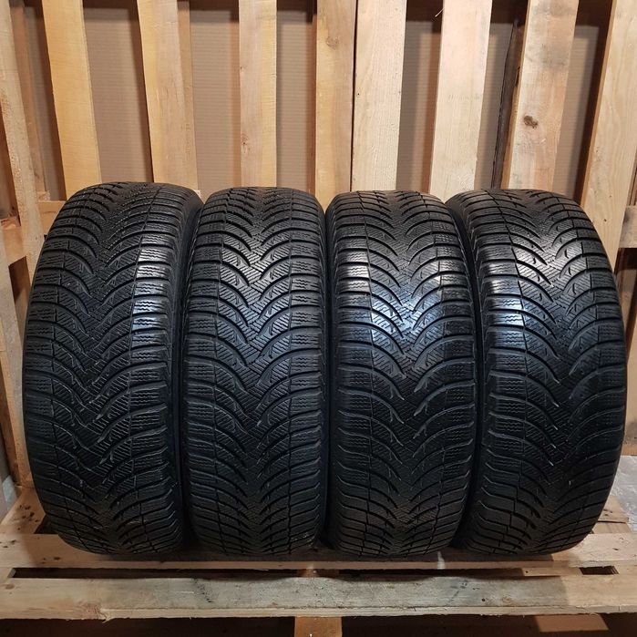 Michelin Alpin A4 205/55/16 7.5-6.5мм Шини Зимові (4шт) з Європи б/в