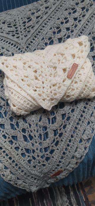 Chusta zrobiona na szydełku