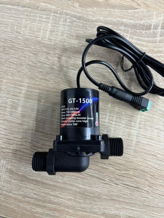 Циркуляційний насос GT-1500, 12В, 30Вт, 1300 л/год
Циркуляційний насос