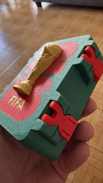 Caixa Premium para Cromos da Copa | Até 500 Figurinhas | Várias Cores