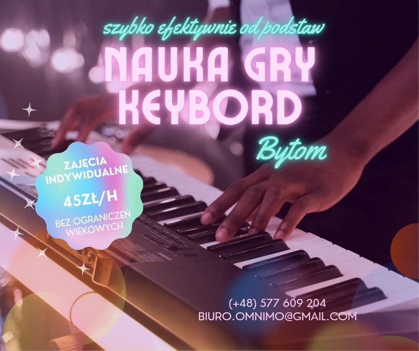 Nauka Keyboard Bytom dla dzieci i młodzieży