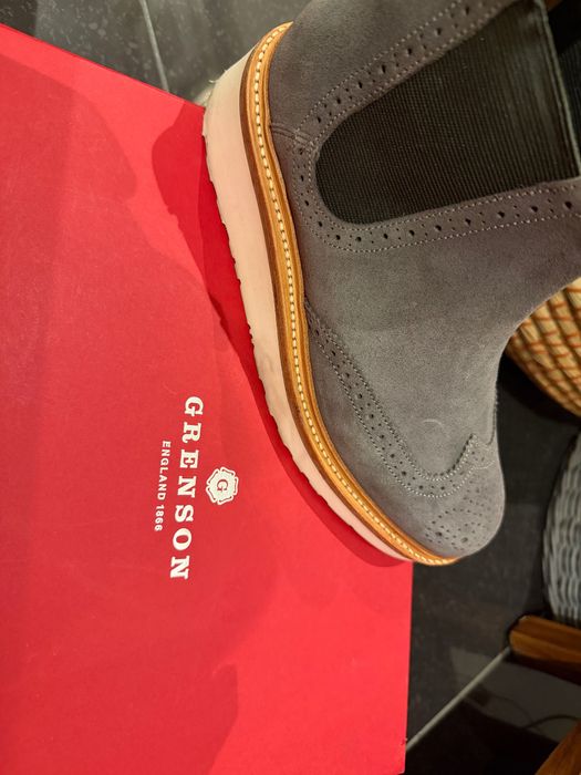 Botas Chelsea Grenson Alice 37 (Pele e Camurça) – Originais