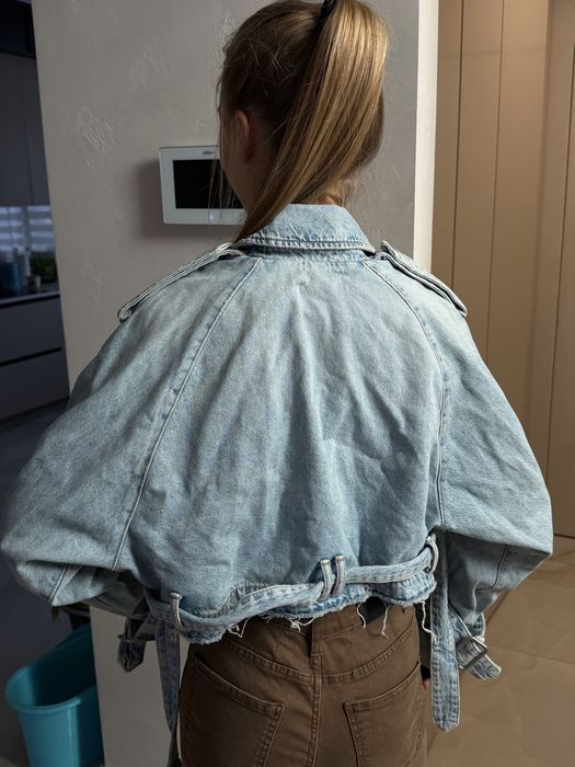 Джинсова куртка zara