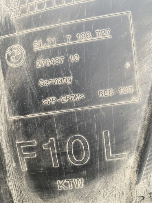 Підкрилок передній bmw f10 f11 подкрилки передние бмв ф10 ф11 канал во