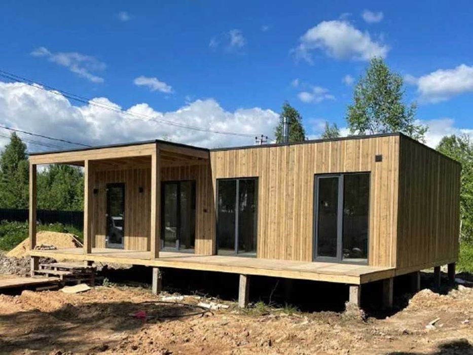 Casa de Madeira T1 Bungalow, Pré-Fabricada