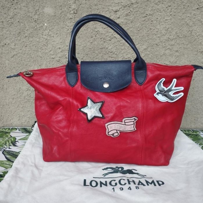 Шкіряна сумка Longchamp limited edition