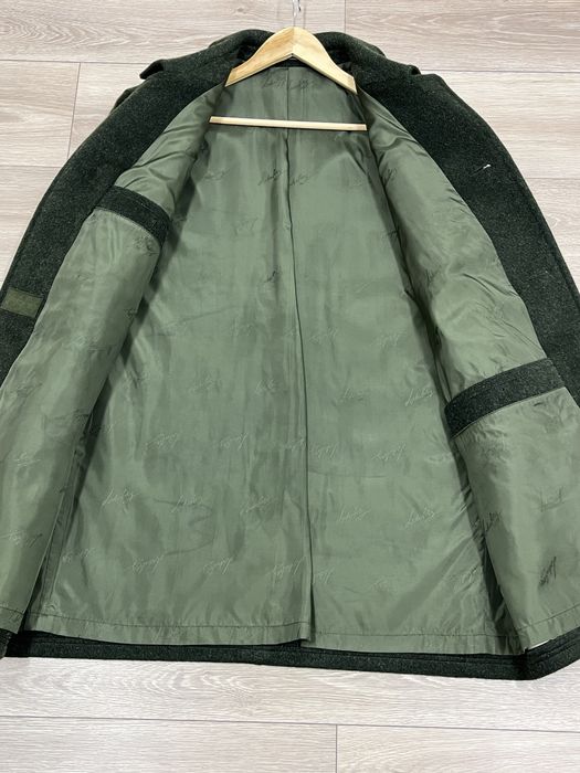 пальто лоден р. M L зелене вовна мохер мисливське вінтаж австрія чол.