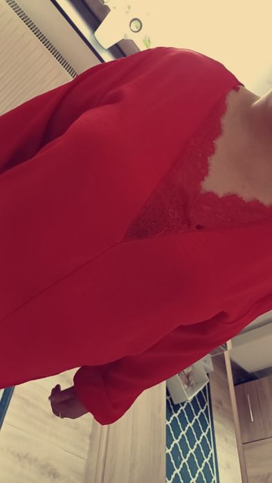 Bluzka czerwona 4XL