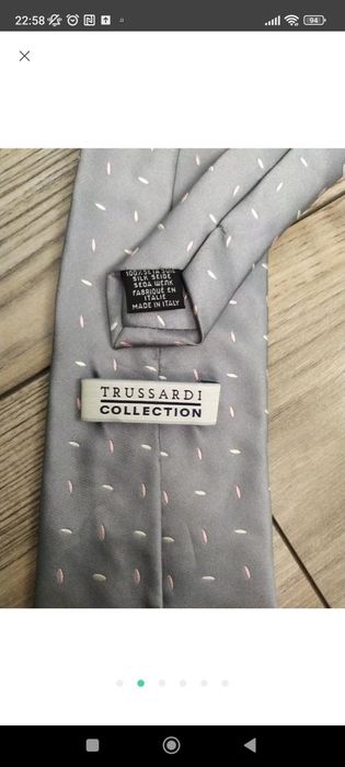 Краватка Trussardi,Hugo boss шовк Італія