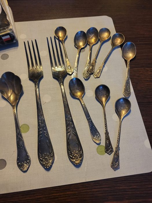 Sztućce Posrebrzane