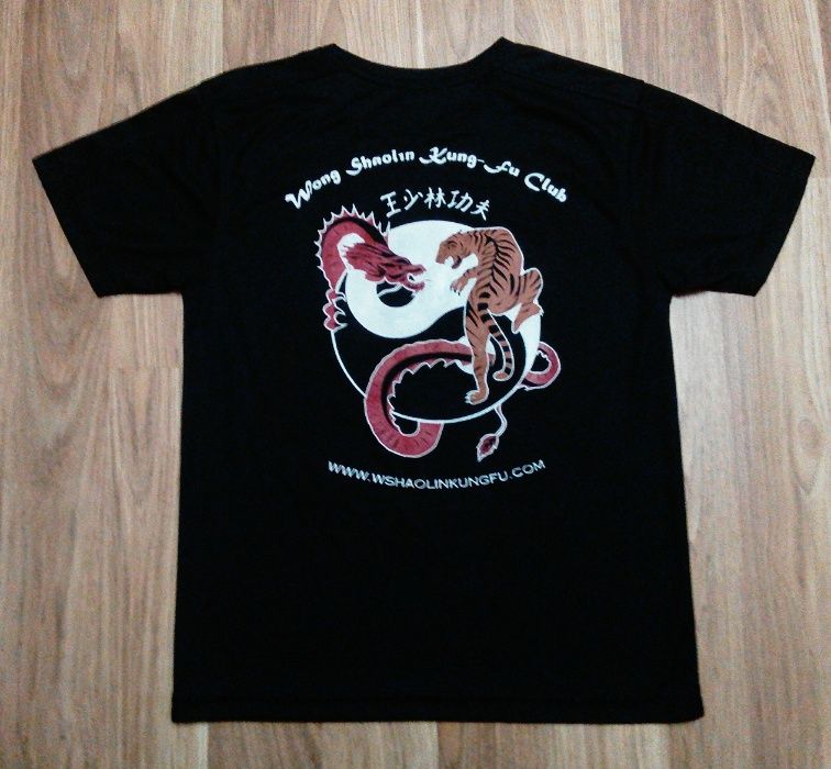 Шаолинь Кунг Фу Клуб Тигр и Дракон Инь Янь футболка