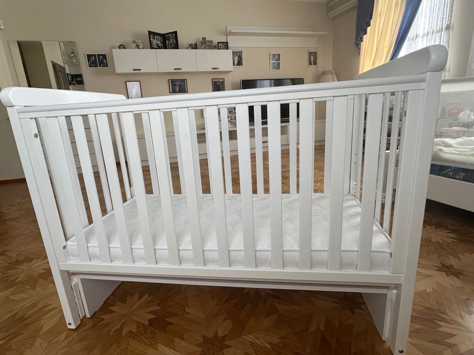 Ліжечко Верес ЛД12 з маятником  (ідеальний,новий стан)