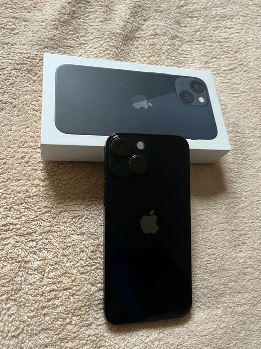 iPhone 13 mini (Midnight/Meia-noite) 128GB + Fatura + 5 Capas