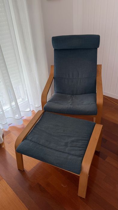 Cadeirão + Repousa Pés Poang Ikea