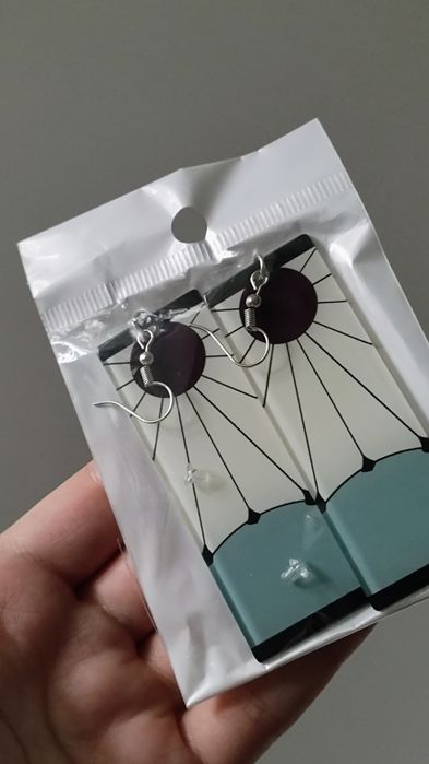 Kolczyki Kimetsu No Yaiba Łowcy Demonów cosplay anime