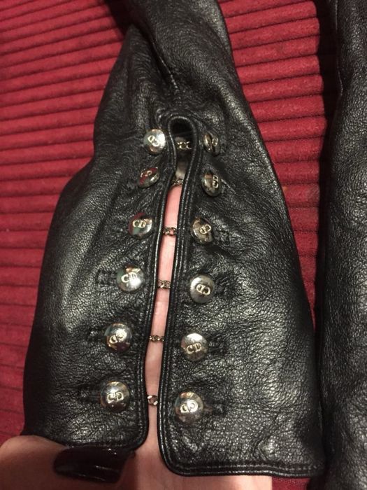 Перчатки женские кожа, черные