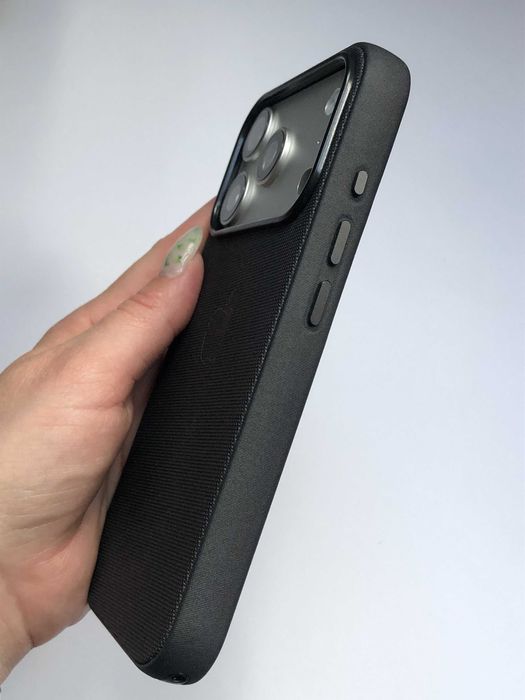 Чохол TechWoven Magsafe iPhone 17 Pro Max чехол айфон 17 про макс Black 1:1 AI Button iPhone 17 Pro айфон 17 Про