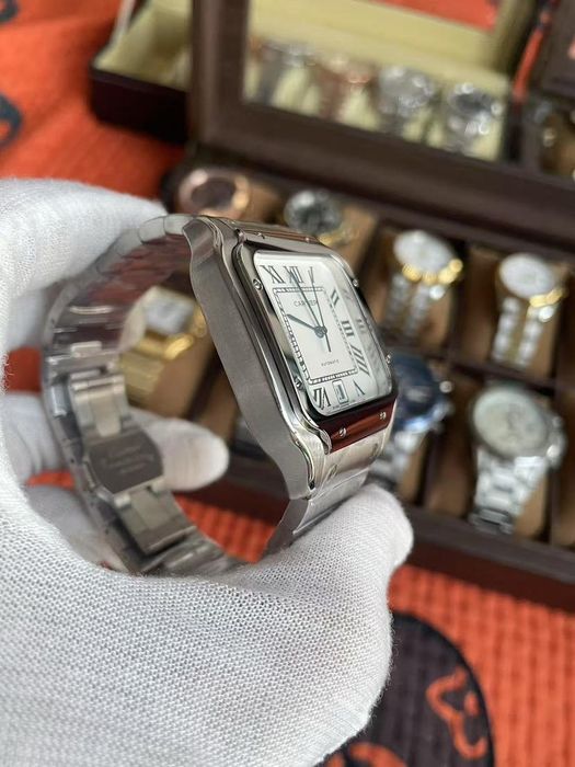 Cartier Santos 40mm white