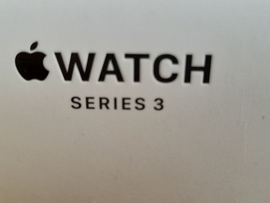 Apple Watch Series 3 38mm Silver Aluminium White Sport Band NOWY!!