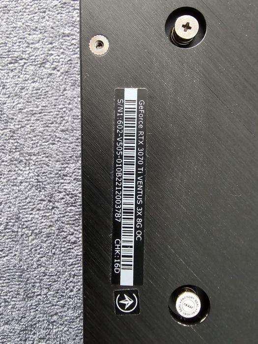 MSI RTX 3070 Ti Ventus 3X 8G OC