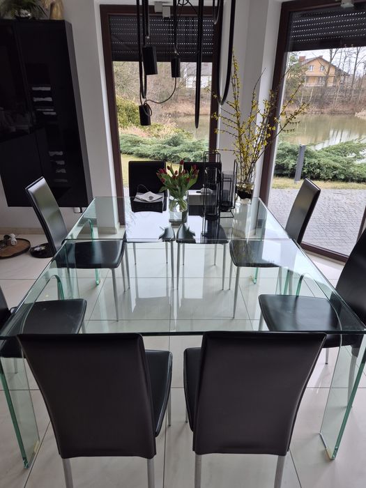 Stół szklany Atlantis Clear