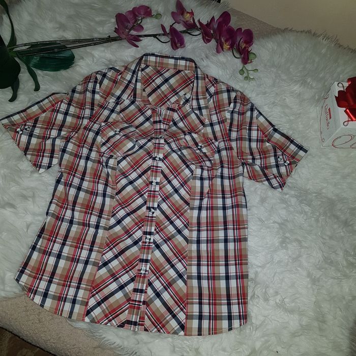 Koszula w kratkę, rozmiar L