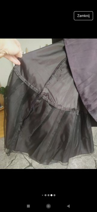 Suknia wieczorowa długa.