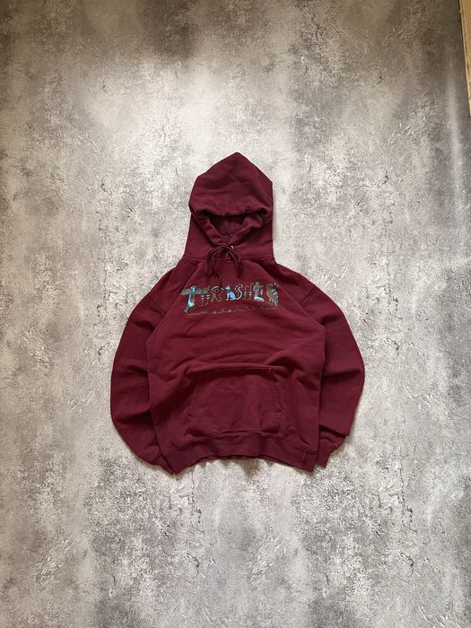 Худі Бордове від Thrasher sk8 Baggy
