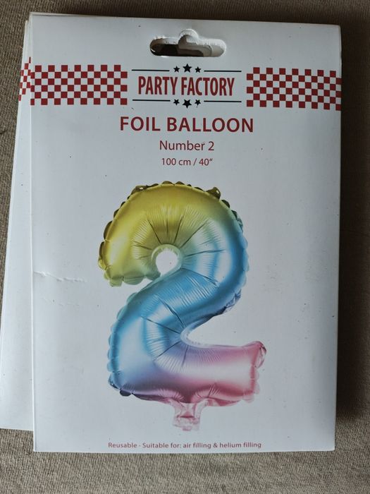 Balony cyferki wszystkie prócz nr 1