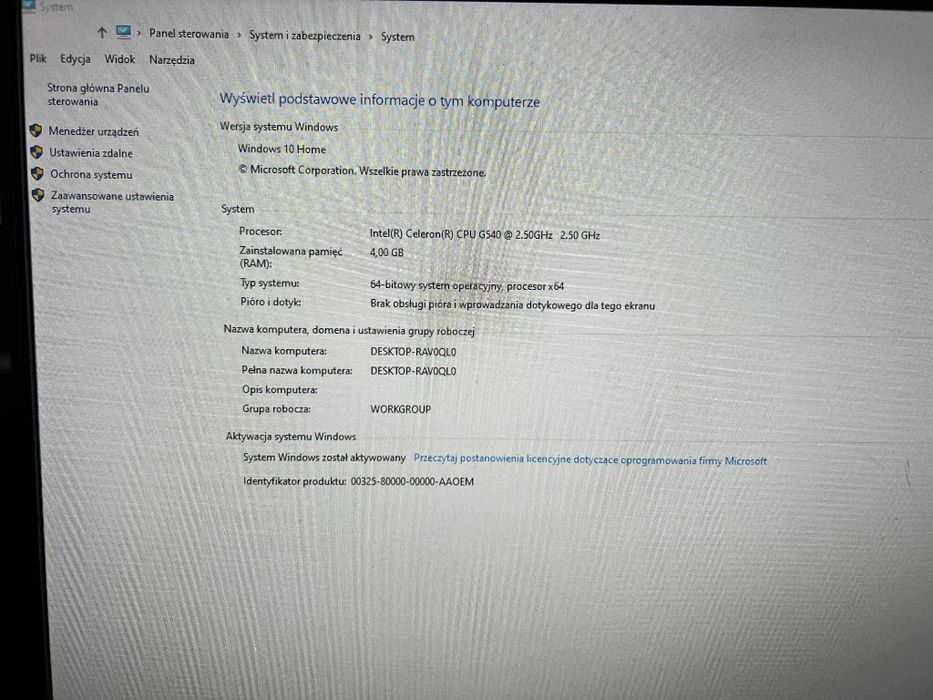 Komputer stacjonarny Asus