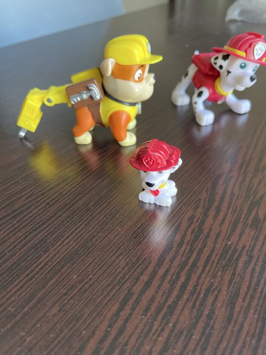 3 bonecos patrulha pata