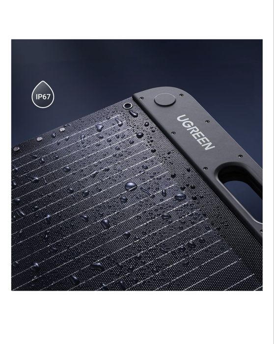 Портативна сонячна панель UGREEN Solar Panel SC100 100W IP67