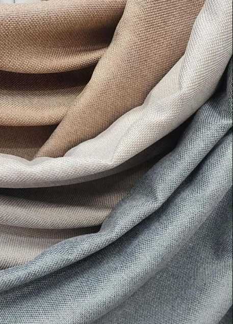 комплект пошитих штор сонцезахисні на вікно льон на блекауті