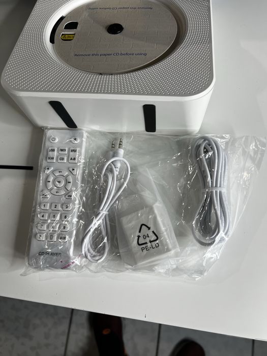 odtwarzacz cd z głośnikami – biurkowy / desktop – nowy
