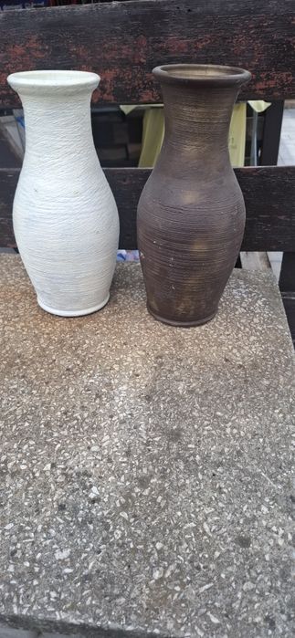 Wazon gliniany ozdobny zestaw 2 sztuk
