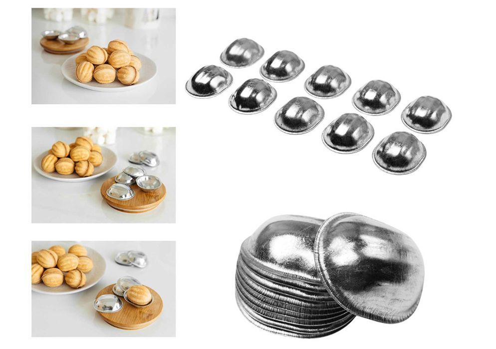 Grube foremki do pieczenia ciastek orzeszków forma na orzeszki 10 szt