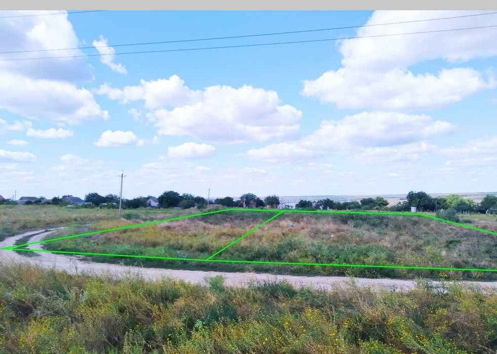 Земля під житло бізнес 18,5 соток Калинівка 10 км Миколаїв 70 м траса