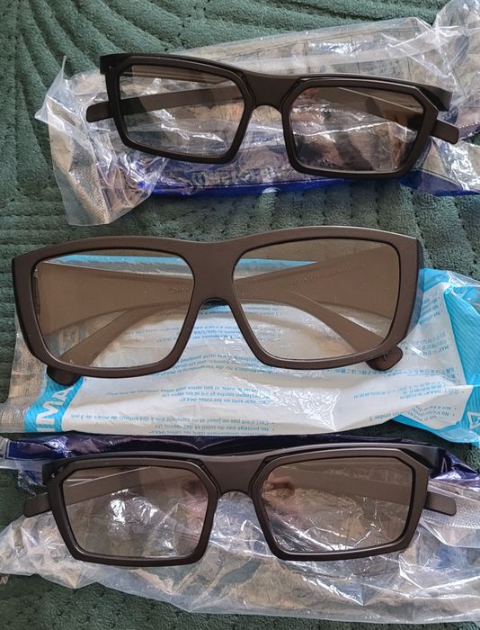 Okulary 3d do kina IMAX 3 Sztuki