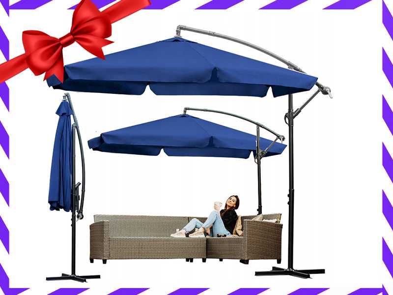 DUŻY PARASOL Ogrodowy Turystyczny Wyciągnik 350 | Wyprzedaż -20%