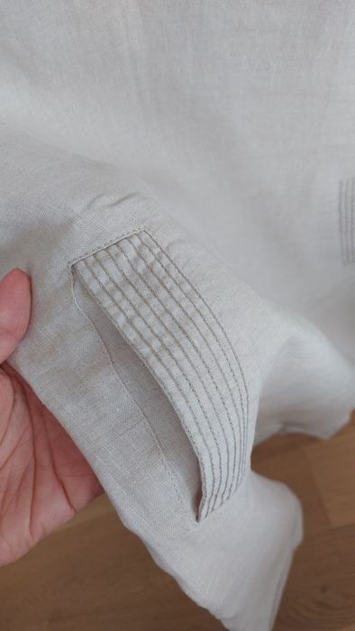 Tatuum nowa lniana sukienka z metką rozmiar 34 beżowa len