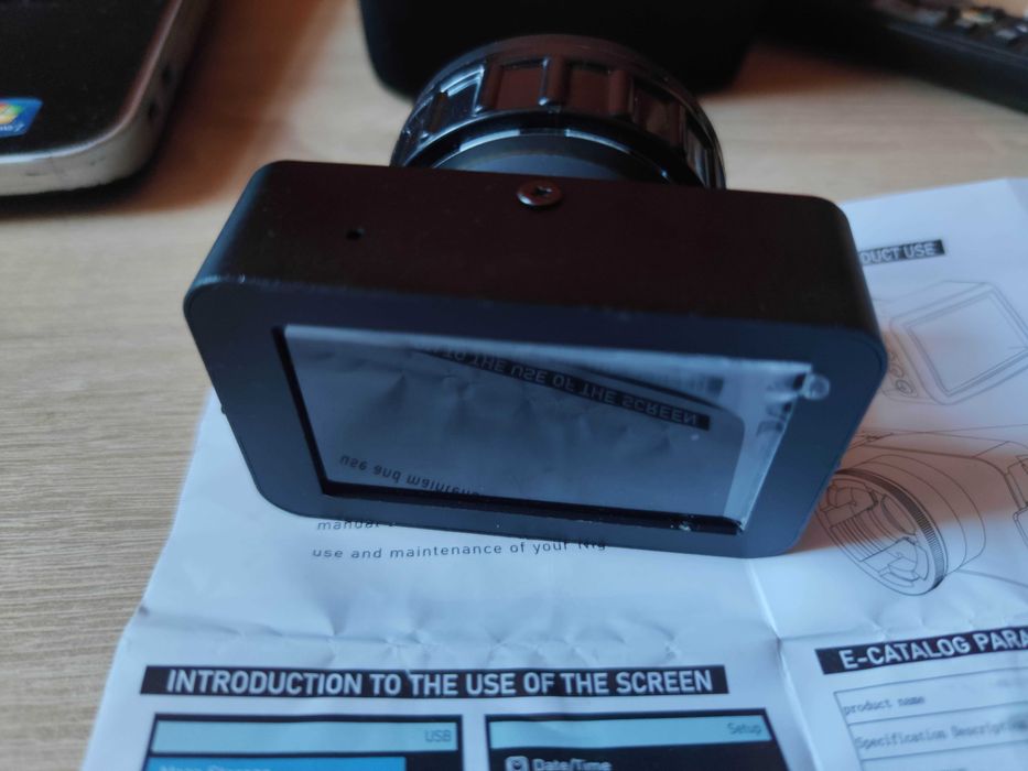 Kamera-aparat do lunety obserwacyjnej 4K 4 krotny zum