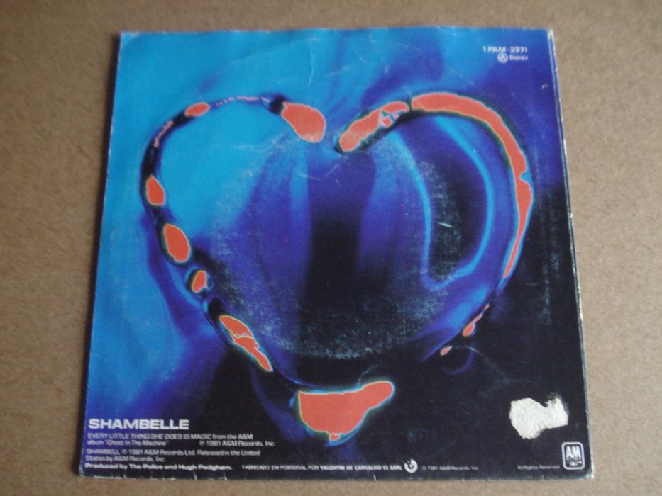 Raro Vinil Single The Police – Every Little Thing She Does Is Magic