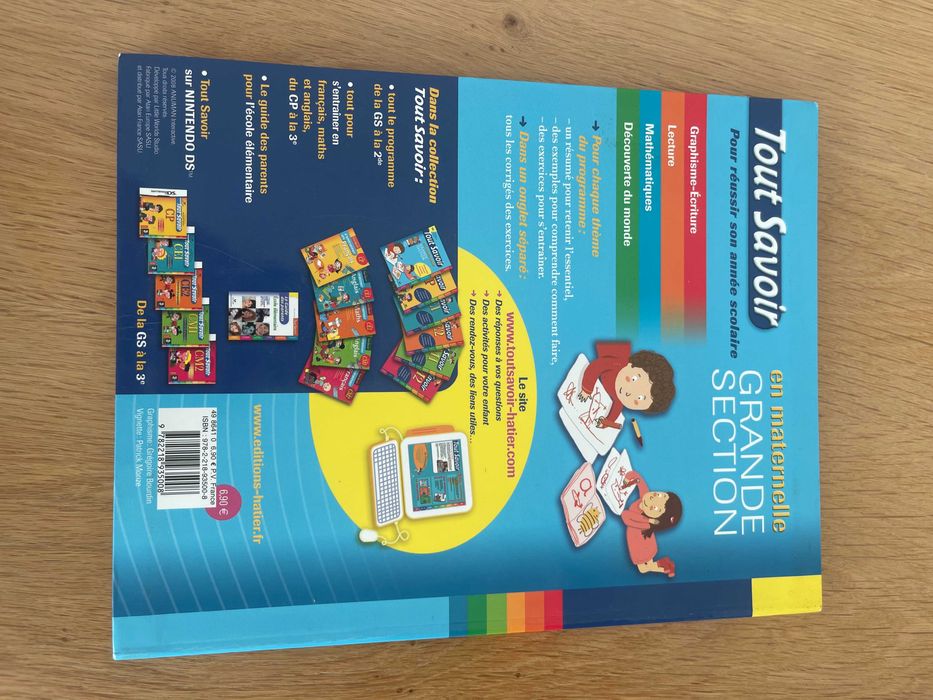 Manual escolar Tout Savoir en Maternelle Grande Section