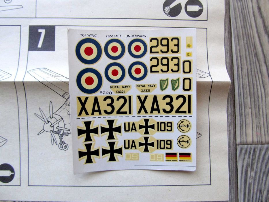 Fairey Gannet A.S. Mk.1/Mk.4, 1:72, Frog, vintage, UNIKAT